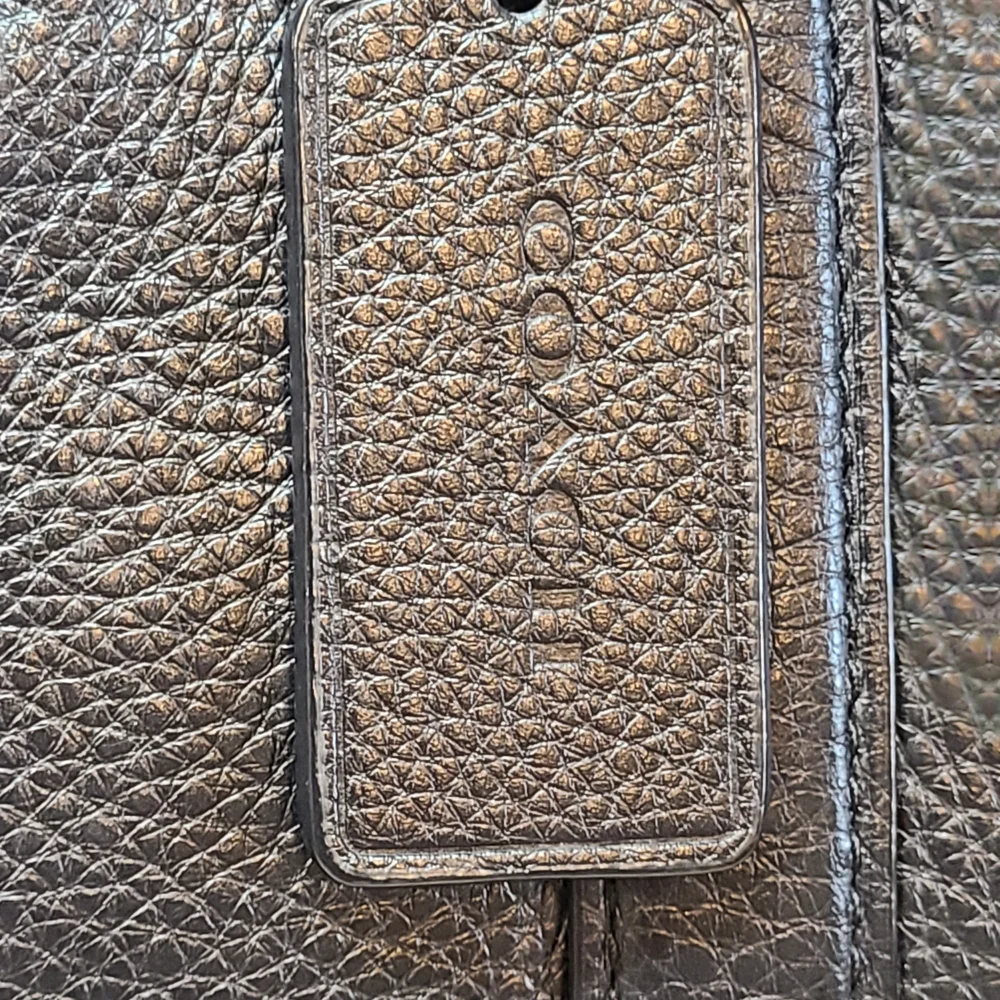 Coach Central Satchel Black Pebbled Leather EUC - Picture 3 of 16
